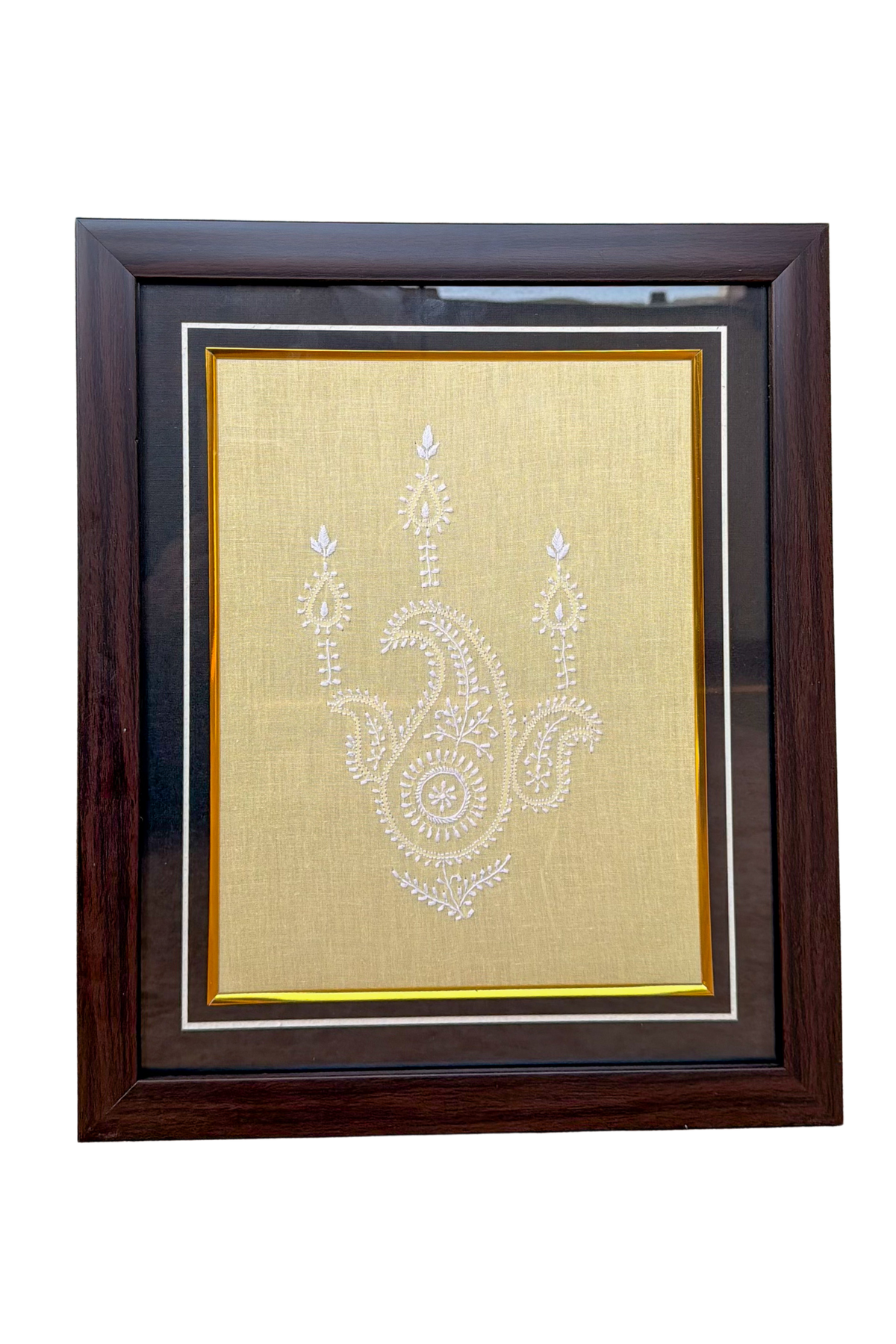 Arsh Handcrafted Chikankari Wall Frame Set (2 Pieces) - arshchikan