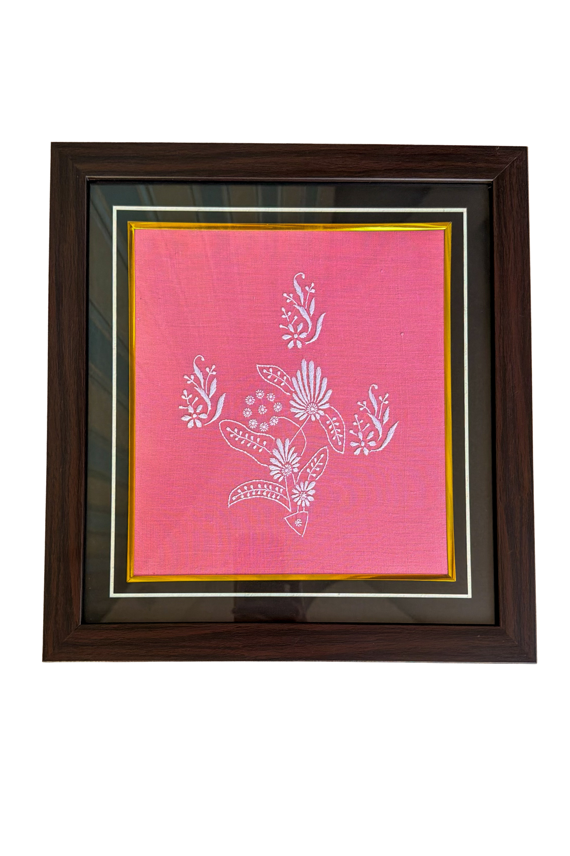 Arsh Handcrafted Chikankari Wall Frame Set (2 Pieces) - arshchikan