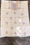 Arsh Hand Embroidered Pure Kota Doria Chikan Suit Piece