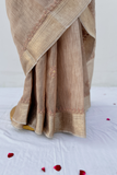 Arsh Hand Embroidered Banarasi Tissue Chikan Saree