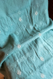 Arsh Hand embroidered Cotton Unstitched Chikankari Zardozi 3pc Suit