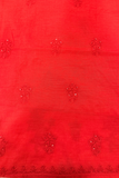 Arsh Hand Embroidered Mul Chanderi Red Chikankari 3pc Suit Set
