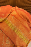 Arsh Hand embroidered Chikan Pure Tissue  Kurti and Dupatta Set