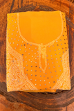 Arsh Handcrafted Faux Georgette Unstitched Chikankari Kurti and Dupatta set
