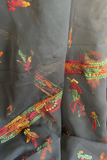 Arsh Handcrafted Front Jaal Georgette Unstitched Chikankari 3pc Suit
