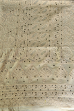 Arsh Handcrafted Pure Viscose Georgette Fawn Unstitched Chikankari Kurti Piece.