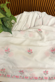 Arsh Hand Embroidered Pure Modal Cotton Unstitched Chikan Suit Set