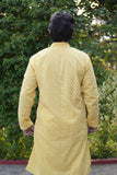 Arsh Chikankari All Over Embroidered Men's Kurta