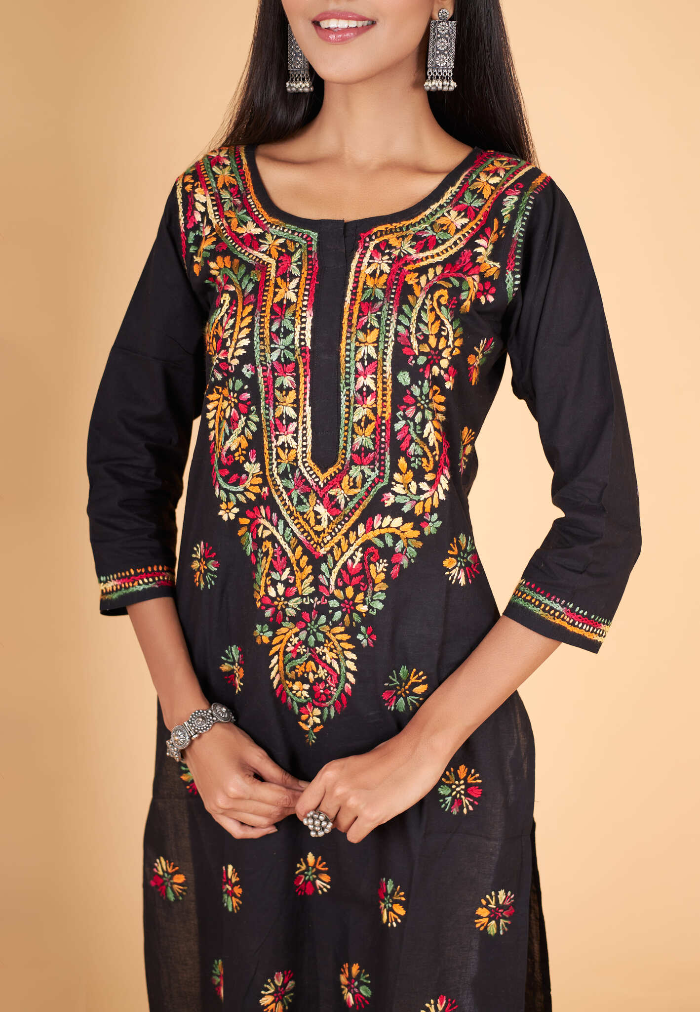 Handcrafted kurtis 2024