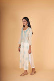 Arsh Handcrafted Gala Boota Khadi Cotton Kurti