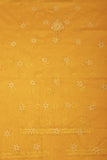 Arsh Handcrafted Mustard Yellow Cotton Unstitched 3pc Suit