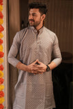 Arsh Chikan Mens Pure Cotton Printed Kurta