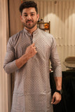 Arsh Chikan Mens Pure Cotton Printed Kurta