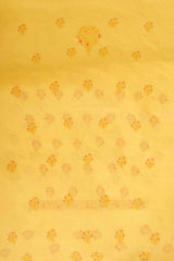 Arsh Handcrafted Summer Yellow Cotton Unstitched Chikankari 3pc Suit