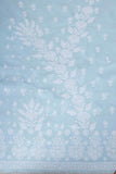 Arsh Handcrafted Baby Blue Cotton Unstitched Chikankari 3pc Suit