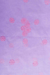 Arsh Handcrafted Purple Cotton Unstitched Chikankari 3pc Suit