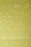 Arsh Handcrafted Light Green Cotton Unstitched Chikankari 3pc Suit