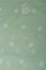 Arsh Handcrafted Forest Green Cotton Unstitched Chikankari 3pc Suit