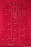 Arsh Handcrafted Hot Pink Georgette Unstitched Chikankari 3pc Suit