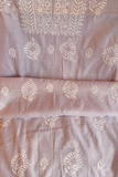 Arsh Handcrafted Pure Tissue Kurti and Dupatta Chikankari Set