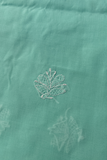 Arsh Handcrafted Sea Green Cotton Unstitched Chikankari 3pc Suit